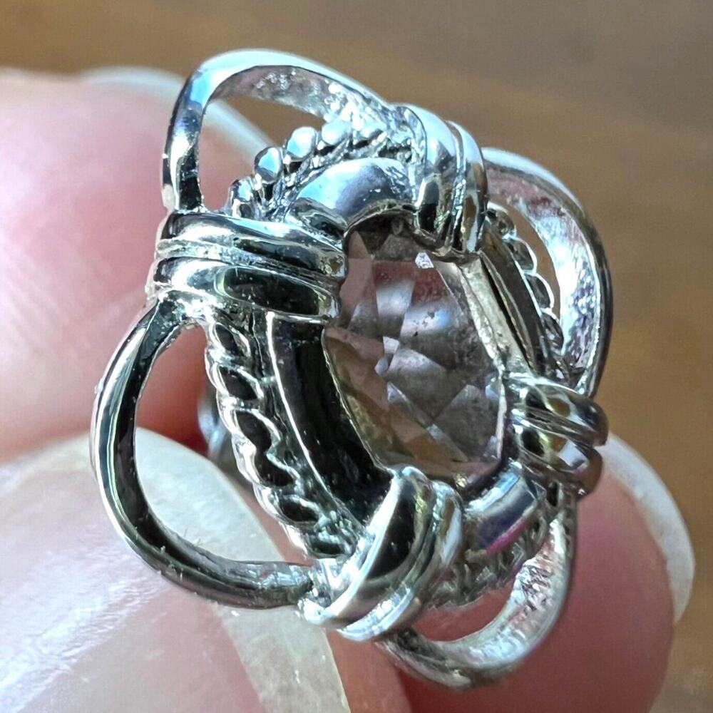 Peora Womens Stud Post Earrings Smoky Quarts and 925 Sterling Silver